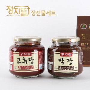 원주 정지뜰 전통 고추장,[강원혁신도시몰]정지뜰 고추장500g. 막장 500g set